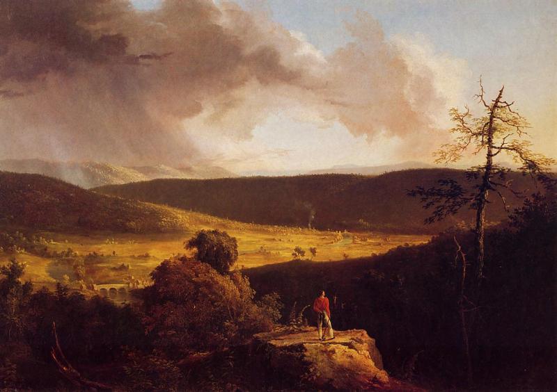 Thomas Cole View of L Esperance on Schoharie River oil painting picture